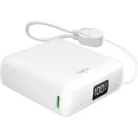 Puro Power Bank 10000 mAh avec câble USB-C et écran LCD