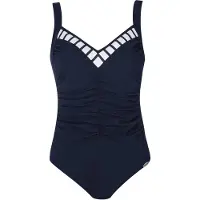 Sunflair Maillot de bain bleu foncé / blanc