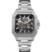 Ingersoll Montre à affichage analogique 'The Ollie' noir / argent