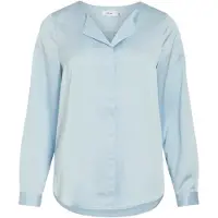 Vila Ellette Long Sleeve Shirt Bleu 42 Femme