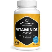 Vitamaze GmbH Vitamine D3 2.000 UI comprimés végétariens 240 comprimés
