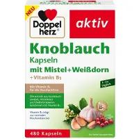 Queisser Pharma GmbH & Co. KG Doppelherz Knobl.Kap.mit Mistel+Weißdorn+Vitamin B1 480 St
