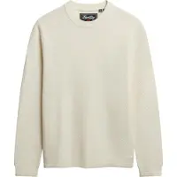 Superdry Pull-over blanc cassé