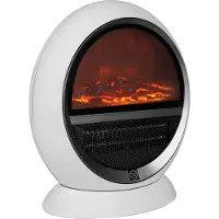 Deuba Radiateur soufflant 1500W - Effet flammes