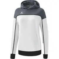 Erima Sweat de sport gris foncé / noir / blanc