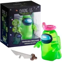 Among Us Figurine qui brille dans le noir - Vert Vert - Taille unique