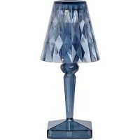 Kartell Luminaire Extérieur , Battery, Bleu, Balcon, Plastique, Design
