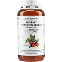 Kräuterhaus Sanct Bernhard Acerola Ekstrakt (300 gélules) 5292