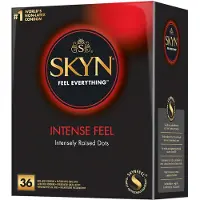 Manix SKYN Intense Fell - préservatif sans latex végan - boîte de 36