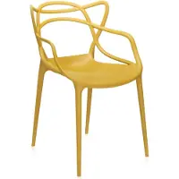 Kartell Masters Chaise Mustard | 2 chairs
