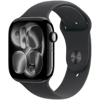 Apple Watch Series 11 OLED 46 mm Numérique 416 x 496 pixels Écran tactile Noir Wifi GPS (satellite)
