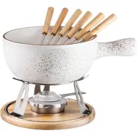 MÄSER Pintar, Set à fondue, Marron, Beige