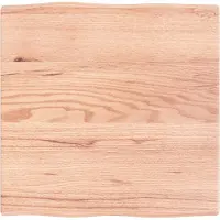 vidaXL Dessus de table bois massif traité bordure assortie