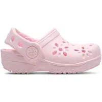 Crocs Classic Floral Cut Out Clogs Rose EU 22-23 Enfants