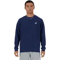 New Balance Sweat-shirt 'Essentials' bleu foncé / blanc