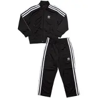 Adidas Originals Survêtement 'Adicolor Firebird' noir / blanc