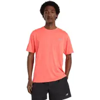 New Balance Rc Essential Short Sleeve T-shirt Orange S Homme