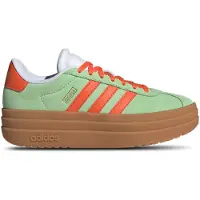 Adidas VL Court Bold, couleur vert "Semi Green Spark", orange "Semi Impact" et blanc "Cloud White" (taille enfant/adolescent), pointure EU 35.5