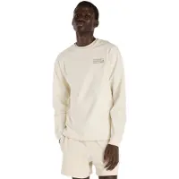 New Balance Athletics Premium Back Logo Homme - Vestes Zippees, Beige - Taille XL - Jersey de coton