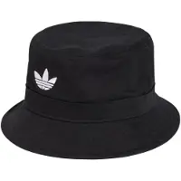 Adidas Chapeaux 'Adicolor Trefoil' noir / blanc