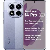 Xiaomi Redmi Note 14 Pro 5G, 16,9 cm (6,67"), 2712 x 1220 Pixel, 8 Go, 256 Go, 200 MP, Lavendel, Violett