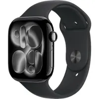 Apple Watch Series 11 OLED 46 mm Numérique 416 x 496 pixels Écran tactile Noir Wifi GPS (satellite)