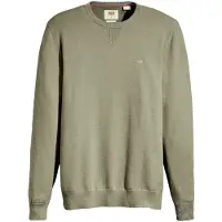 Levi's pour homme. A7207-0004 Pull vert léger Housemark (S), Casuel, Coton