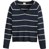 Levi's Pull-over bleu nuit / blanc cassé