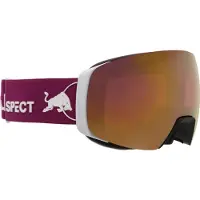 Red Bull Spect Eyewear - Masque de ski avec écran de rechange - Jon White Purple - Red With Purple Mirror - Blanc