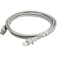 Datalogic CAB-413 - USB-Kabel, Typ A, gerade, doppelt abgeschirmt, 2m für QuickScan, Gryphon, Cobalto, Heron HD3100 und TD1100