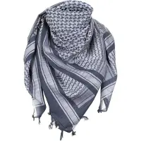 MFH Unisexe, Écharpe, Foulard, Multicolore, Blanc