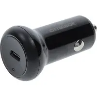 Otterbox Car Charger 25W - 1 USB-C 25W - black, Adaptateur pour véhicule, Noir