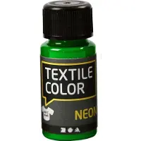 Creativ Company Peinture textile opaque Textile Colour - Vert fluo, 50ml
