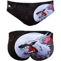 Turbo Wolf Swimming Brief Noir 5XL Homme