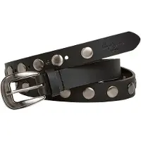 Pepe Jeans pour femme. PL020871 Ceinture Kiara noire (M), Casuel, Cuir