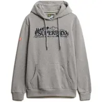 Superdry Outdoor Scene Relaxed Fit Hoodie Gris 3XL Homme
