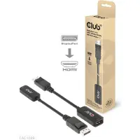 Club 3D Club3d CLUB3D Adaptateur actif DisplayPort1.4 vers HDMI 4K120Hz/8K60Hz HDR M/F