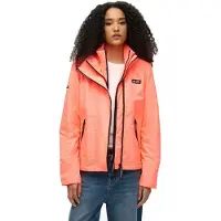 Superdry Femme Veste à Capuche Mountain Windbreaker Corail Taille: 46