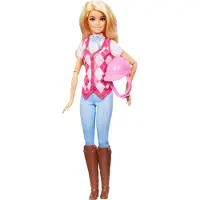 Barbie Riding Malibu Doll Rose Enfants