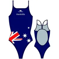 Turbo Maillot De Bain à Fines Bretelles Australia Flag