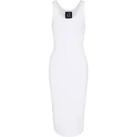 Armani Exchange pour femme. XW000820AF13729U0002 Robe blanche pour femme (XS), Casuel, Viscose