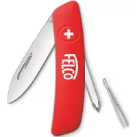 Felco Couteau Suisse - - 502 - 4 Fonctions - Lame 75 mm - Rouge