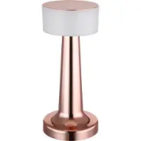 Globo Angelika LED Lampe de table 1W CCT Cuivre Mat, plastique Ø9cm 58447K (100 lm)