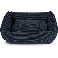 Fossflakes PetBed Mini 50x45 Navy Pinstripe - (PET-BED-050-045-103) (Chien)