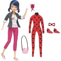 Bandai - Poupée Miraculous avec vêtements,env. 26cm