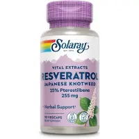 Solaray Super Resveratrol 250mg Capsules 30 Units Rouge,Blanc