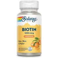 Solaray Biotin 1000mcgr Orange 100 Units Blanc