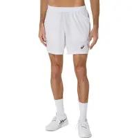 Asics pour homme. 2041A344 Short Court 7in blanc (XL), Sport, Tennis/Padel, Multisport, Polister recyclé, Durable