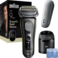 Braun Series 9 PRO+ 9675cc rasoir électrique avec station de nettoyage et de recharge Black 1 pcs