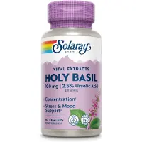 Solaray Holly Basil 450mg Capsules 60 Units Blanc,Violet